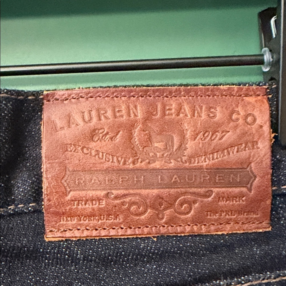 Lauren Ralph Lauren Dark Classic Bootcut Womens 4 Jeans Preppy - Picture 5 of 7